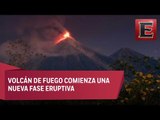 Evacuan a 4 mil en Guatemala por nueva erupción del volcán de Fuego