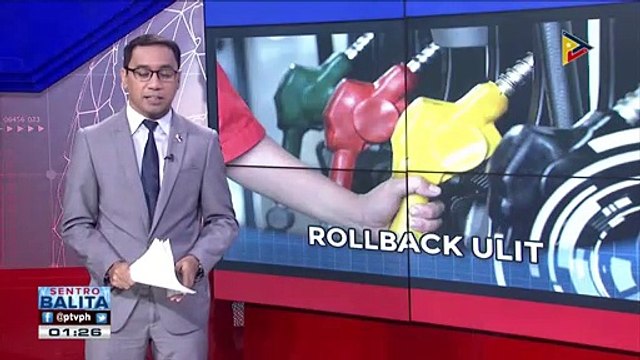 Mga kumpanya ng langis, muling magpapatupad ng malakihang price rollback