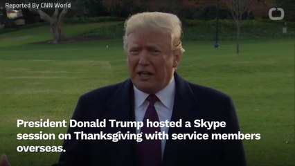 Trump Discussed Politics In Thanksgiving Call With Troops