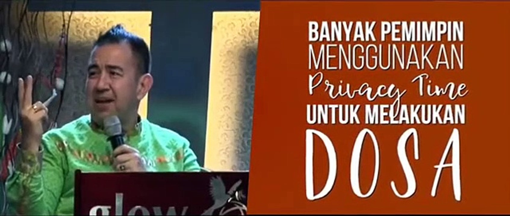 60 Detik Bersama Pdt. Gilbert Lumoindong - Dua Hal Yang Menyebabkan Banyak Pemimpin Jatuh