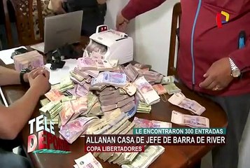 Jefe de barra de River: allanaron casa y encontraron 300 entradas para partido Boca-River
