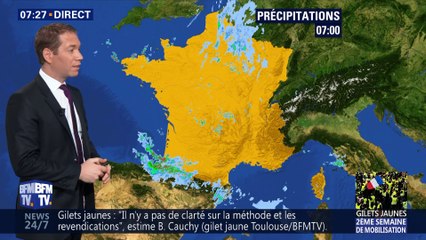 La météo pour ce lundi 26 novembre 2018
