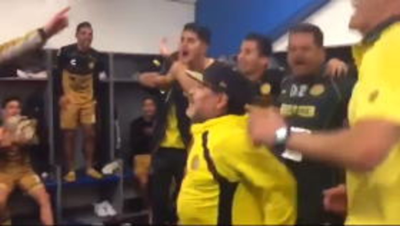 Maradona parties with Mexican team after reaching final