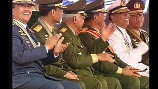 Presiden Soeharto,A.H Nasution, Wiranto Hadiri HUT TNI ke-52 5 Oktober 1997