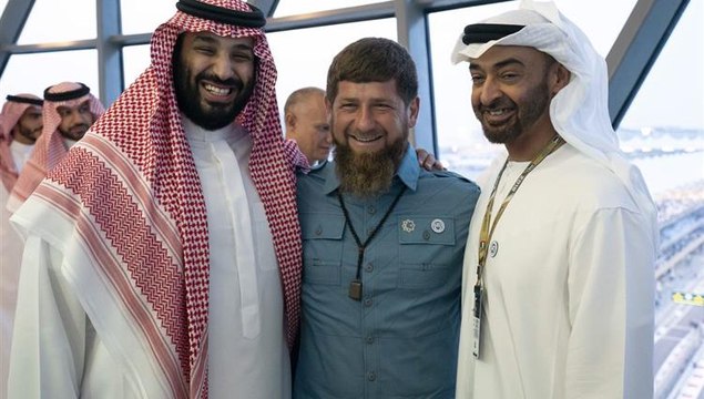 الأمير محمد بن سلمان والشيخ محمد بن زايد يحضران سباق الفورمولا جولة أبوظبي
