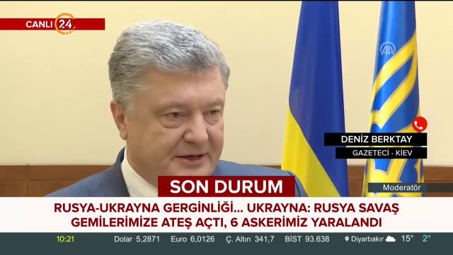 Ukrayna Cumhurbaşkanı Poroşenko savaş kabinesini topladı