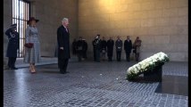Le roi et la reine ont rendu hommage aux victimes de la guerre 14-18
