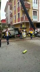 Son dakika: İstanbul'da helikopter düştü