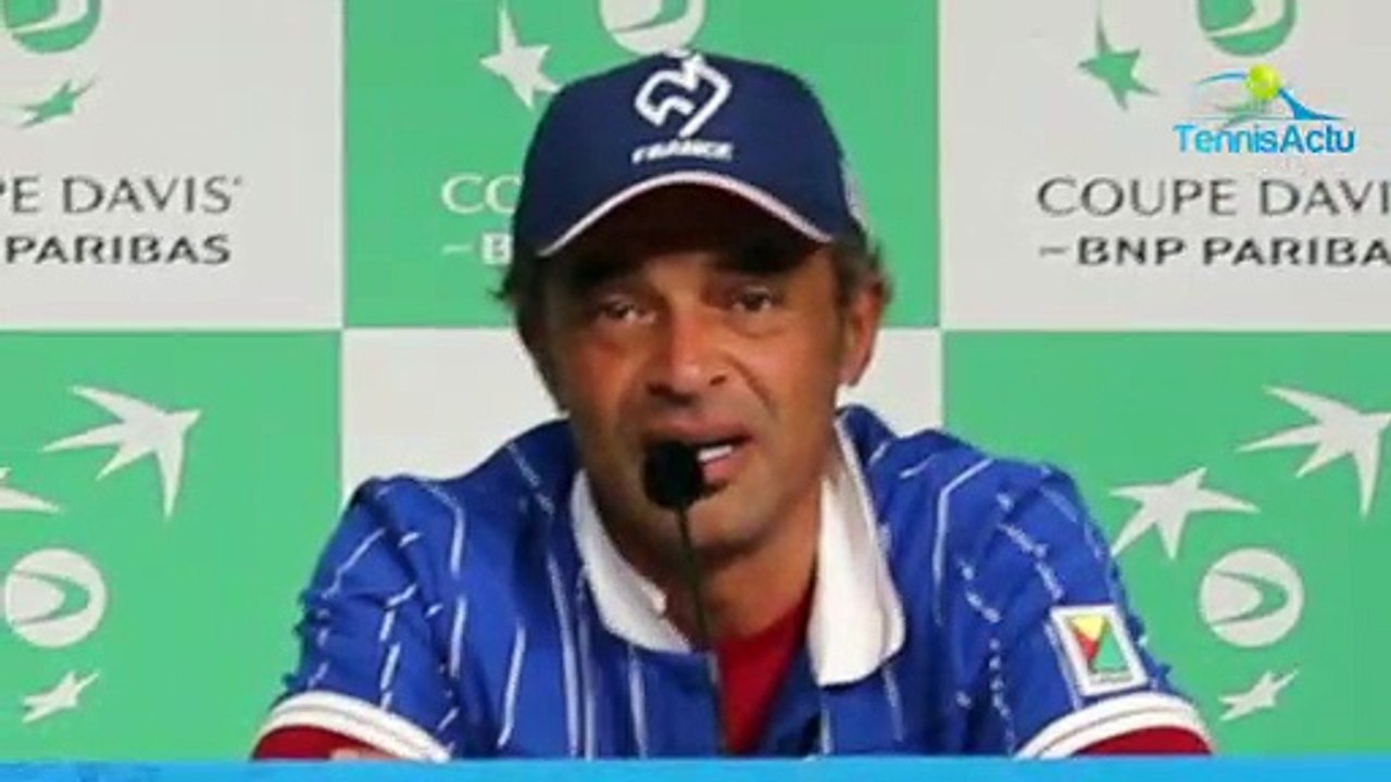 Coupe Davis 2018 - France-Croatie - Yannick Noah : "Amélie Mauresmo est une amie, je lui donnerai les clés, tout ce qu'elle voudra"