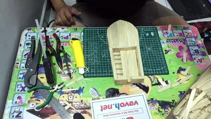 Boat Craft with Popsicle Stick l how to with Craft Girl