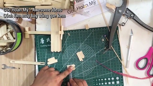 How to make toys Craft with Popsicle Stick (airplane toys) l Craft Girl