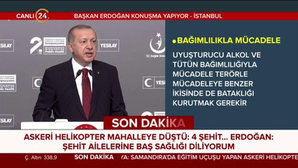 Cumhurbaşkanı Erdoğan:  Tüm medya endüstrisi tütünün yaygın