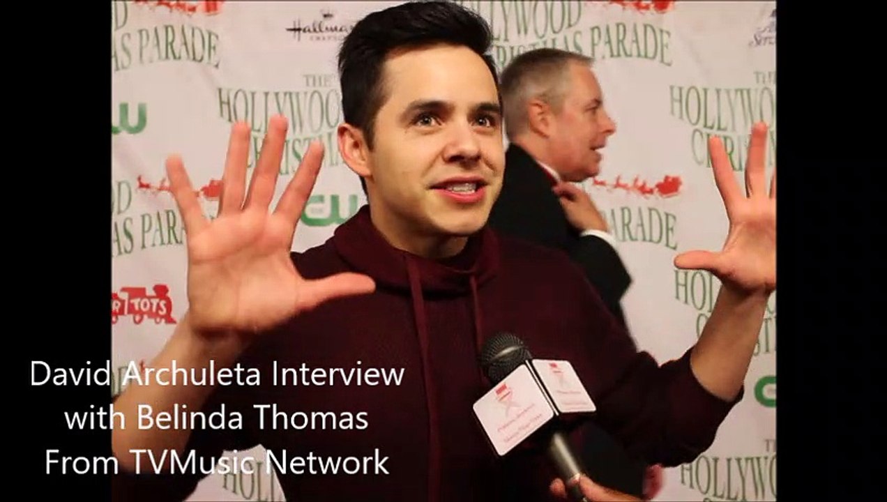 David Archuleta Interview at 2018 Hollywood Christmas Parade