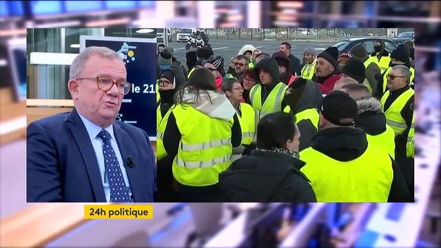 Dominique de Montvalon : Les sondages montrent qu'il y a une bienveillance vis à vis des gilets jaunes en général