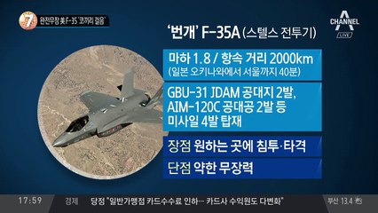 완전무장 美 F-35 ‘코끼리 걸음’