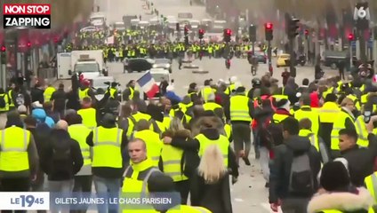 Gilets Jaunes : Les images chocs du chaos sur les Champs-Elysées (vidéo)