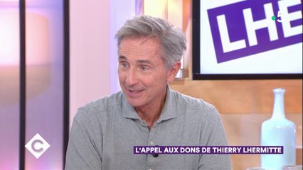L'appel aux dons de Thierry Lhermitte - C à Vous - 23/11/2018