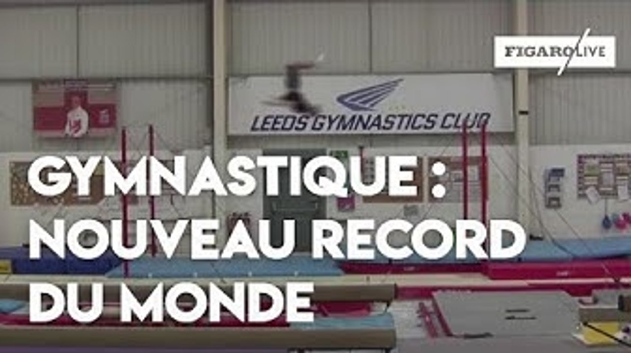 Gymnastique : il bat le record du monde de saut entre deux barres horizontales