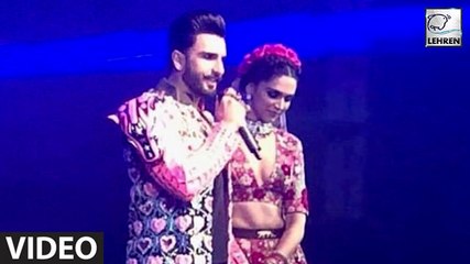Ranveer Singh's Romantic Speech For Deepika Padukone At Reception Party