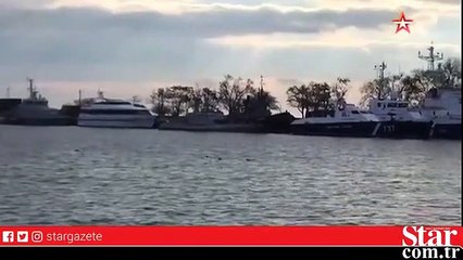 Rusya’nın el koyduğu gemiler ilk kez görüntülendi