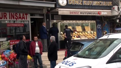 Başakşehir'de 4,5 kilo altının çalınma anları kamerada