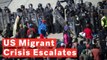 US Border Agents Fire Tear Gas As Migrants Storm Border From Mexico