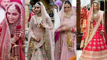 Tải video: Deepika Padukone to Anushka Sharma, Bollywood Actresses Most Expensive Wedding Outfit | Boldsky