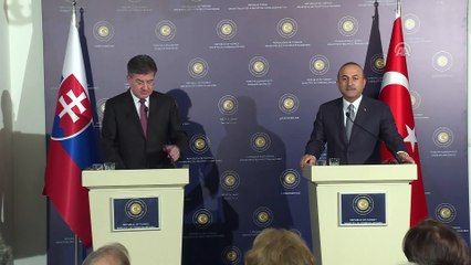 Çavuşoğlu-Lajcak ortak basın toplantısı - İSTANBUL