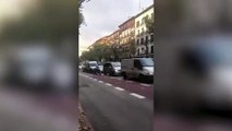 El carril bici de Madrid provoca atascos