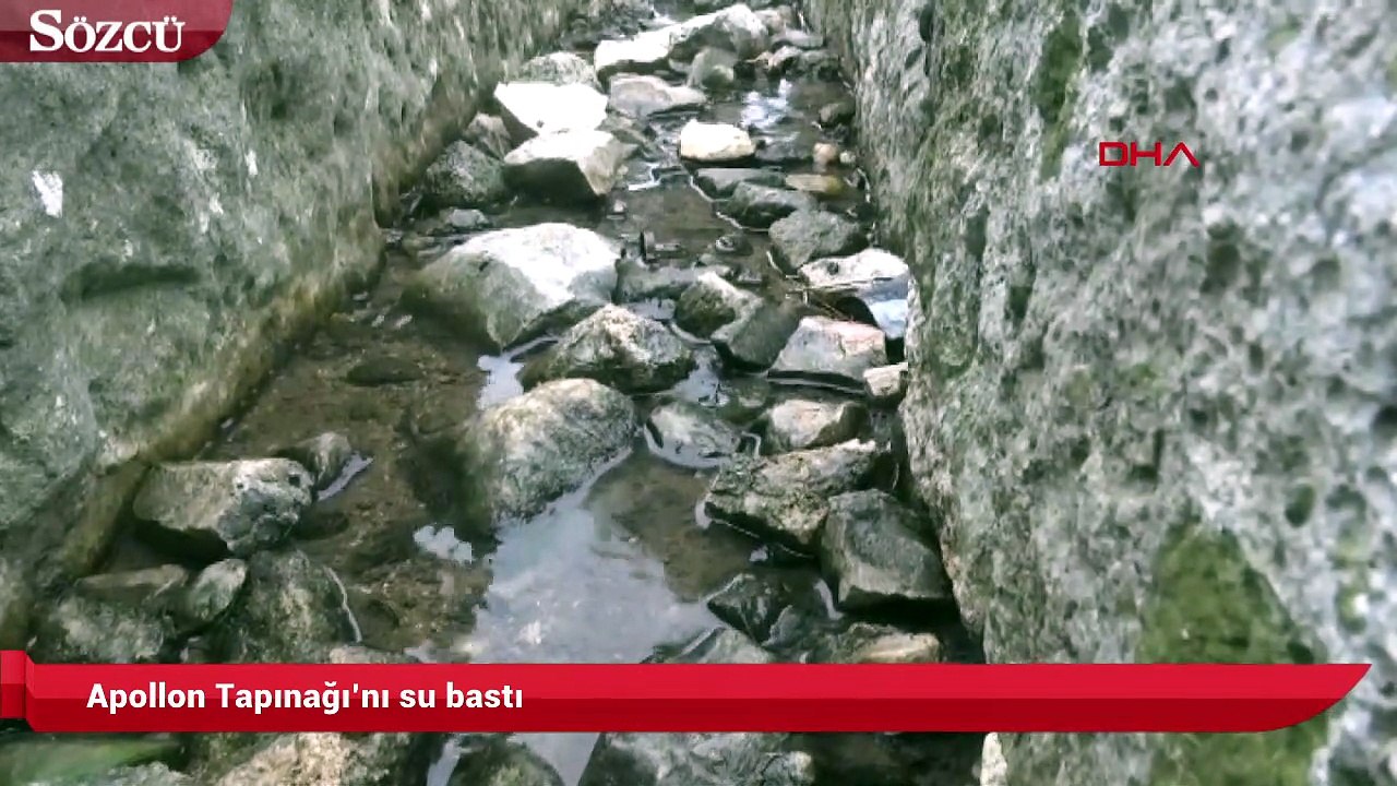 Apollon Tapınağı’nı su bastı