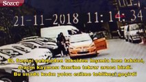 Taksici turistleri dolandırıp tükürdü