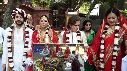 इस विदेशी जोड़े ने भारत आकर भूत गली में रचाया ब्‍याह, देखें वीडियो