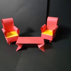 How to make a paper Table Origami CaTa Crafts