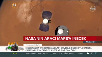 NASA'nın aracı Mars'a inecek
