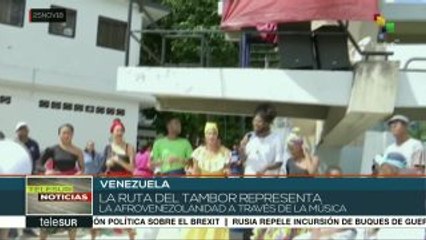 Artistas venezolanos resisten el colonialismo con la Ruta del tambor