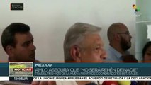 Asegura pdte. electo de México que no permitirá chantajes