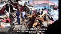 Mogadishu car bomb kills at least seven civilians