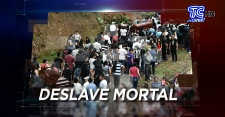 Sepultaron a nueve víctimas de deslave en Morona Santiago