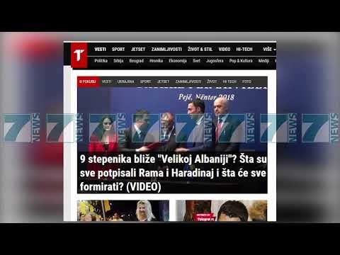 BEOGRADI REAGON I NERVOZUAR PAS MARREVESHJES SHQIPERI-KOSOVE - News, Lajme - Kanali 7
