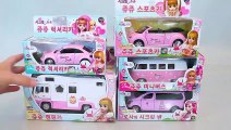 시크릿쥬쥬 캠핑카 미니카 와 뽀로로 타요 폴리 장난감 JuJu Camper, Van Mini Car Toy мультфильмы про машинки Игрушки