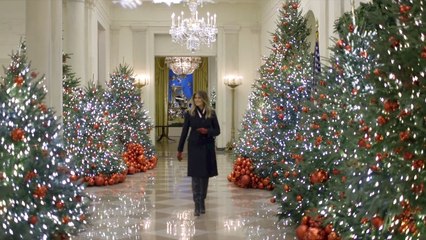 White House Christmas Decorations With Melania Trump