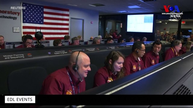 NASA'nın Uzay Aracı Mars'a İniş Yaptı