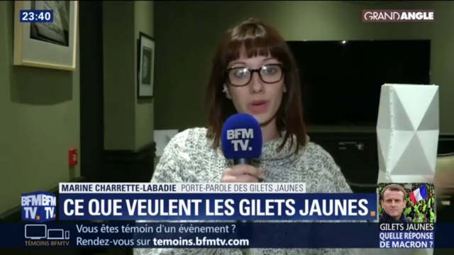 Nous sommes des bénévoles qui essaient de donner la parole aux Français explique cette représentante des gilets jaunes