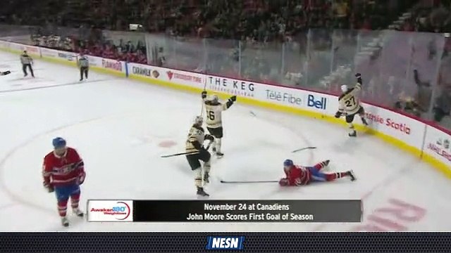 180 Moment Of The Week: John Moore's First Goal Clinches Win Over Canadiens