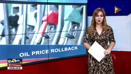 Oil price rollback, ipinatupad ng mga kumpanya ng langis