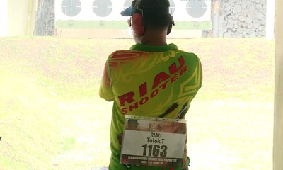 Totok Trimartanto Raih Medali Emas 25 Meter Rapid Fire Pistol