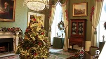 Melania Trump Unveils Red Christmas Trees For White House Christmas Decorations
