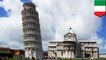The Leaning Tower of Pisa is straightening itself out