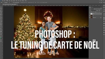 Photoshop : le tuning de carte de Noël