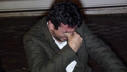 İş Yerinin Yanışını Gözyaşları Arasında İzledi